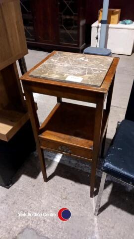 Vintage hall table with drawer