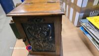 Vintage wooden pipe cupboard with pipes - 3