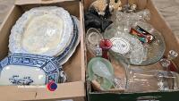 2 x boxes of pottery