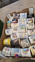 Box of commemorative ware