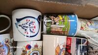 Box of commemorative ware - 3