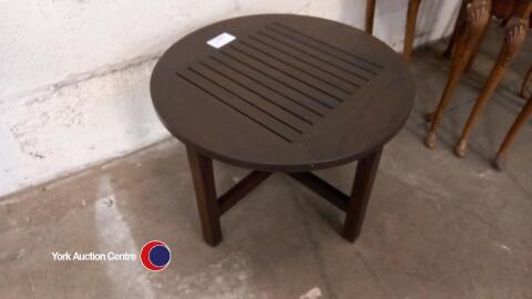 Vintage round wooden table