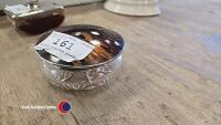 Silver mounted powder pot