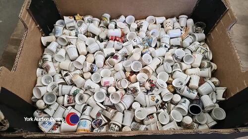 Large quantity of thimbles