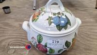 Large Port Merion soup bowl with lid