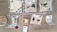 Jewellery, including Canadian jade necklace, necklaces, earrings (for pierced ears). - 2