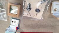 Jewellery, including Canadian jade necklace, necklaces, earrings (for pierced ears). - 6