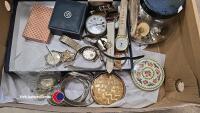 Box of mens watches and ladies jewellery - 2