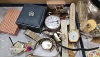 Box of mens watches and ladies jewellery - 3