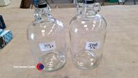 2 x demijohn
