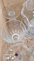 Box of dessert/cocktail glasses, 4 x round, 4 x square, 2 x short-stem tumblers & 2 x miniature glasses - 3