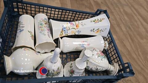 Tray of Aynsley china