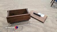 Arts and crafts small oak box - 2