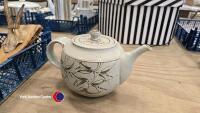 Vintage studio pottery teapot by Chris Aston, Elkersley , Notts - 3
