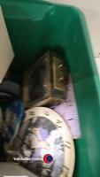 Box of assorted clocks inc Wedgewood, Edinburgh crystal and pointers - 2