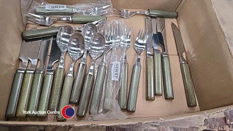 Denby Touchstone green onyx cutlery