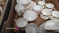 2 boxes of Royal Albert Iona tea & dinner ware and Royal Albert Safari tea set - 5