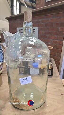Large ornamental glass jar