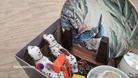 Box of antique and vintage figures, dogs etc - 3
