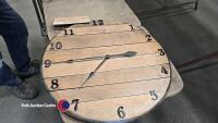 Large oak barrel clock - 3