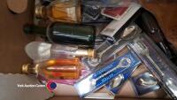 Box of collectable decorative spoons and alcohol miniatures - 4