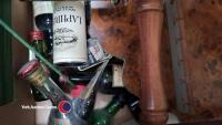 Box of collectable decorative spoons and alcohol miniatures - 5