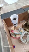 Box of lamps etc - 3