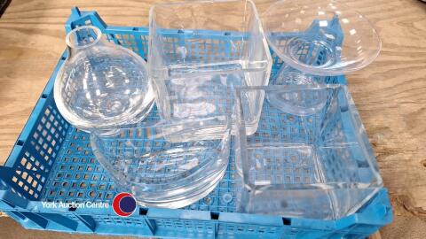 Collection of glass vases