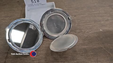 Vintage Hallmarked Stirling silver Compact