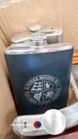 Box of pewter metal ware - 3