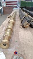 Large brass telescope with tri-pod - 4