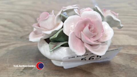 Royal Stratford bone china Pink Flower posy