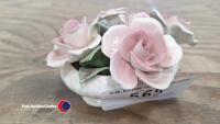 Royal Stratford bone china Pink Flower posy