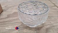 4 x glass bowls - 2