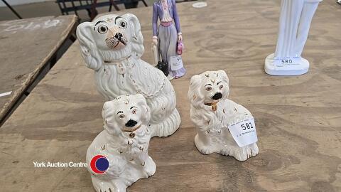 3 x Beswick dogs