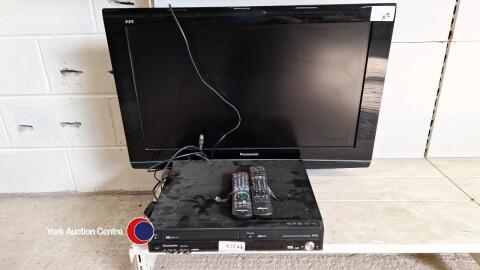 Panasonic 32in TV plus Panasonic DVD/VHS player