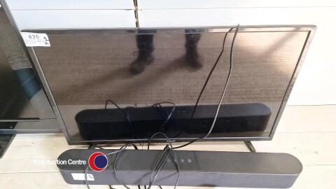 Polaroid 32' TV plus Polaroid soundbar and DVD player