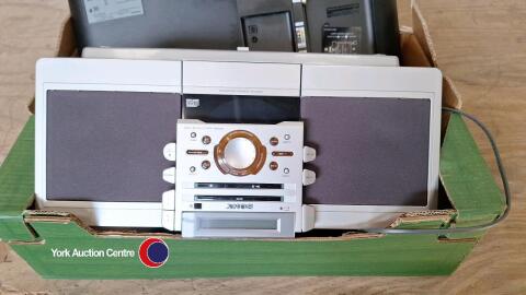 Sony DVD player, Samsung TV and Sony portable CD/Radio