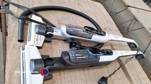 Bosch 28 volt prosilence hoover plus charger with Bosch 25.2 volt Athlet hoover and hose