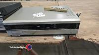 Vintage Mitsubishi VHS recorder with remote (original)