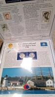 2 x statehood quarters coin and stamp collection in great condition - 5