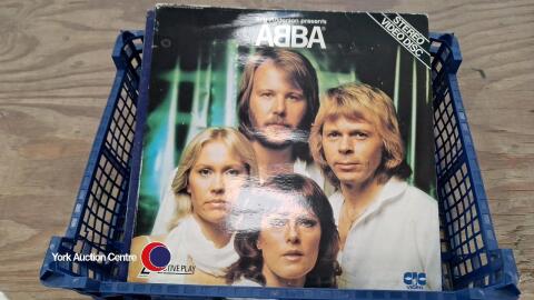 6 rare video LPs including Abba, Now 1 and Now 2