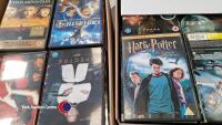 2 x boxes of assorted DVD's