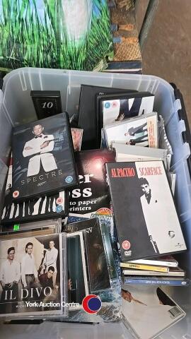 Quantity of assorted CD's and DVD's
