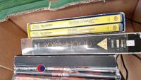 Quantity of DVDs including box sets plus DB Power portable DVD player and charger - 4