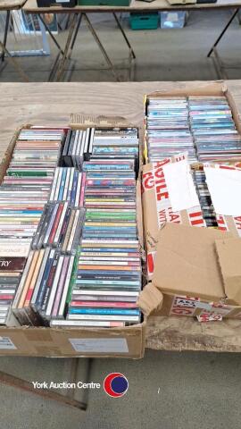 Large box of CDs