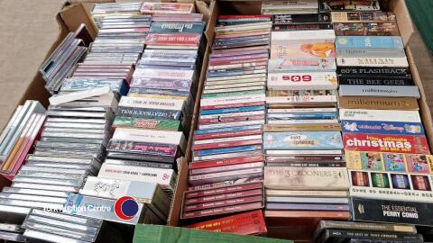 2 x Boxes of assorted CD's inc box sets