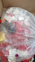 Box of vintage Lego and instruction manuals - 4