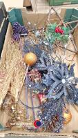 2 x boxes of Xmas decorations - 2