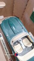 Burago 1:18 scale model car, Jaguar e-type cabriolet, circa 1961, collector's item. One owner, immaculate condition - 3